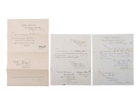 [CIVIL WAR] -- [NAVY]. US Navy signatures. [With:] Benjamin Butler ALS to Admiral Farragut.