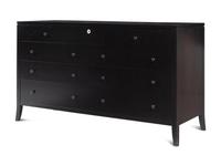A Contemporary Ebonized Chest of Drawers