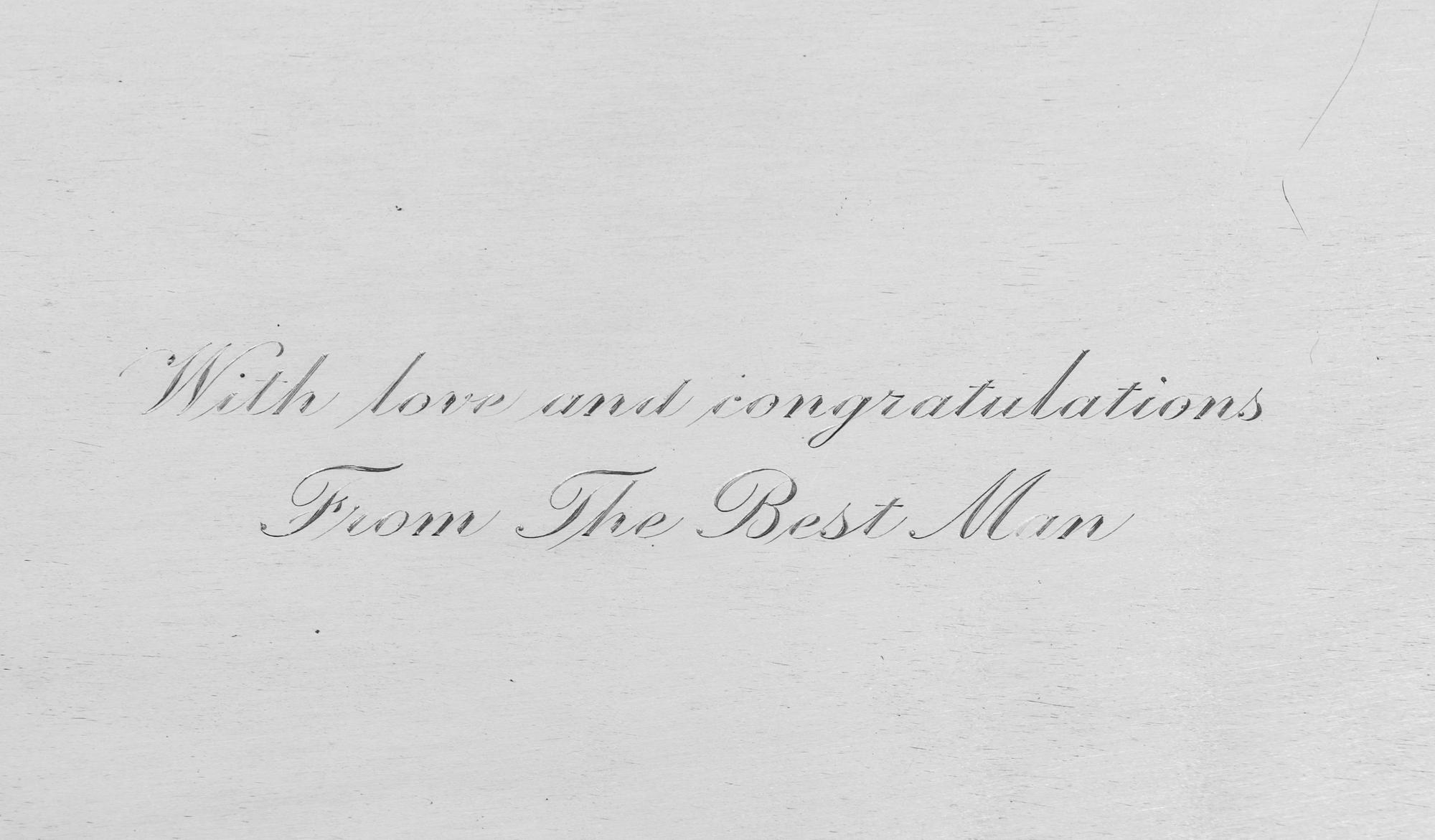 A Tiffany and Co. Silver Tray