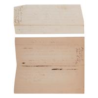 [CIVIL WAR]. HARWOOD, Andrew (1802-1884). A group of 3 documents related to Rear Admiral Andrew A. Harwood, comprising: