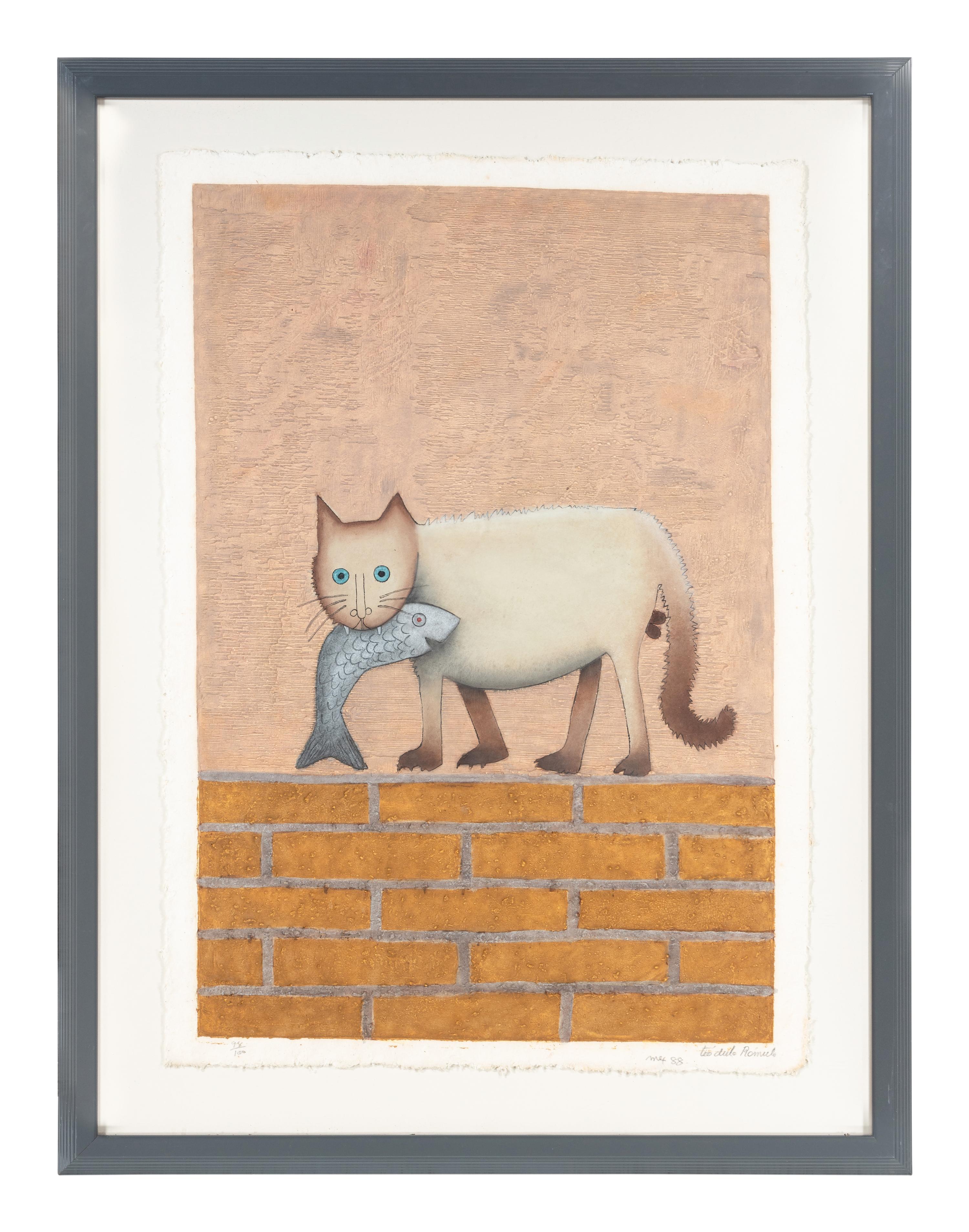 Gato con Pescado , 1988