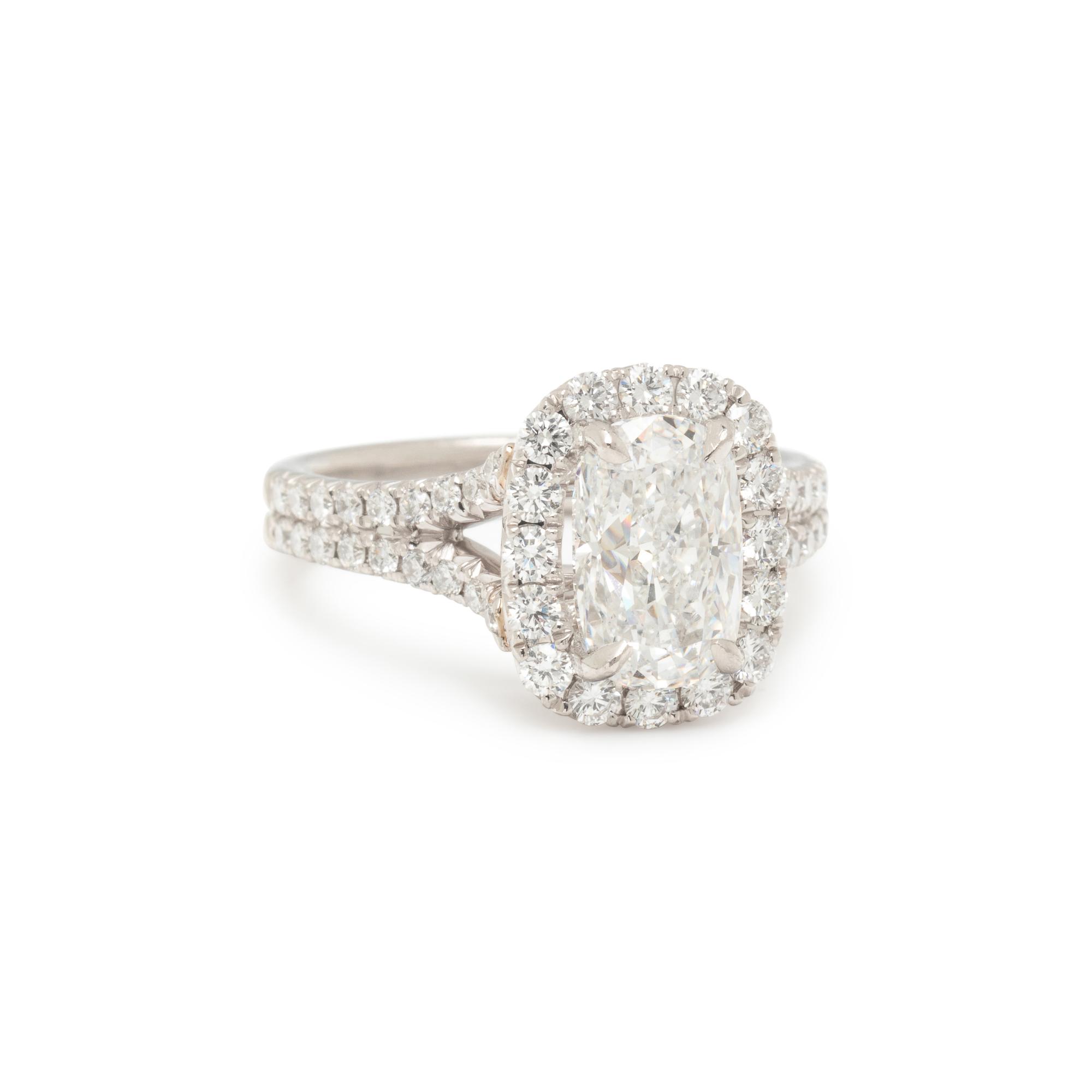 PLATINUM AND DIAMOND RING