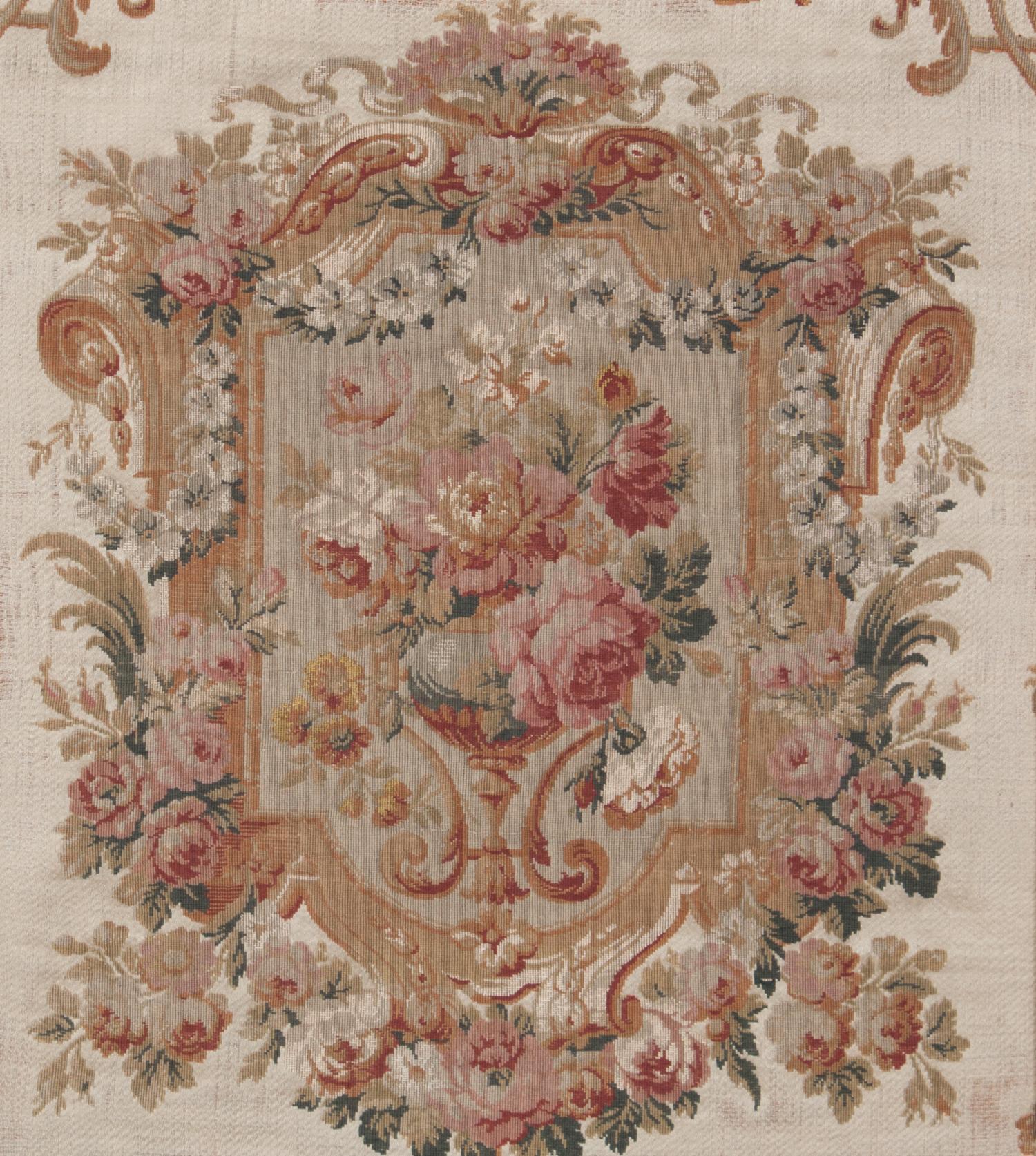 A French Aubusson Tapestry Panel Height of frame 24 1/4 x width 20 inches. — 19TH CENTURY