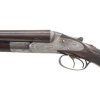 **High Quality C-Grade Lefever Arms Company SxS Hammerless with Damascus Steel Barrels