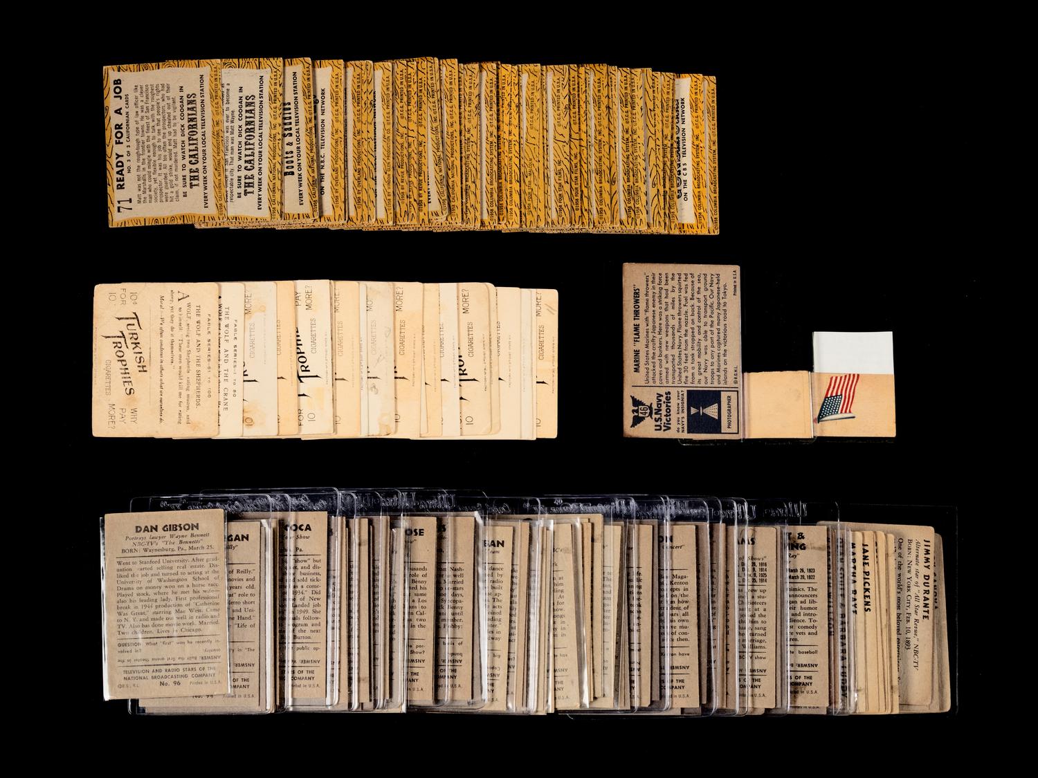 A Collection of Mid Century Non Sport Trading Cards