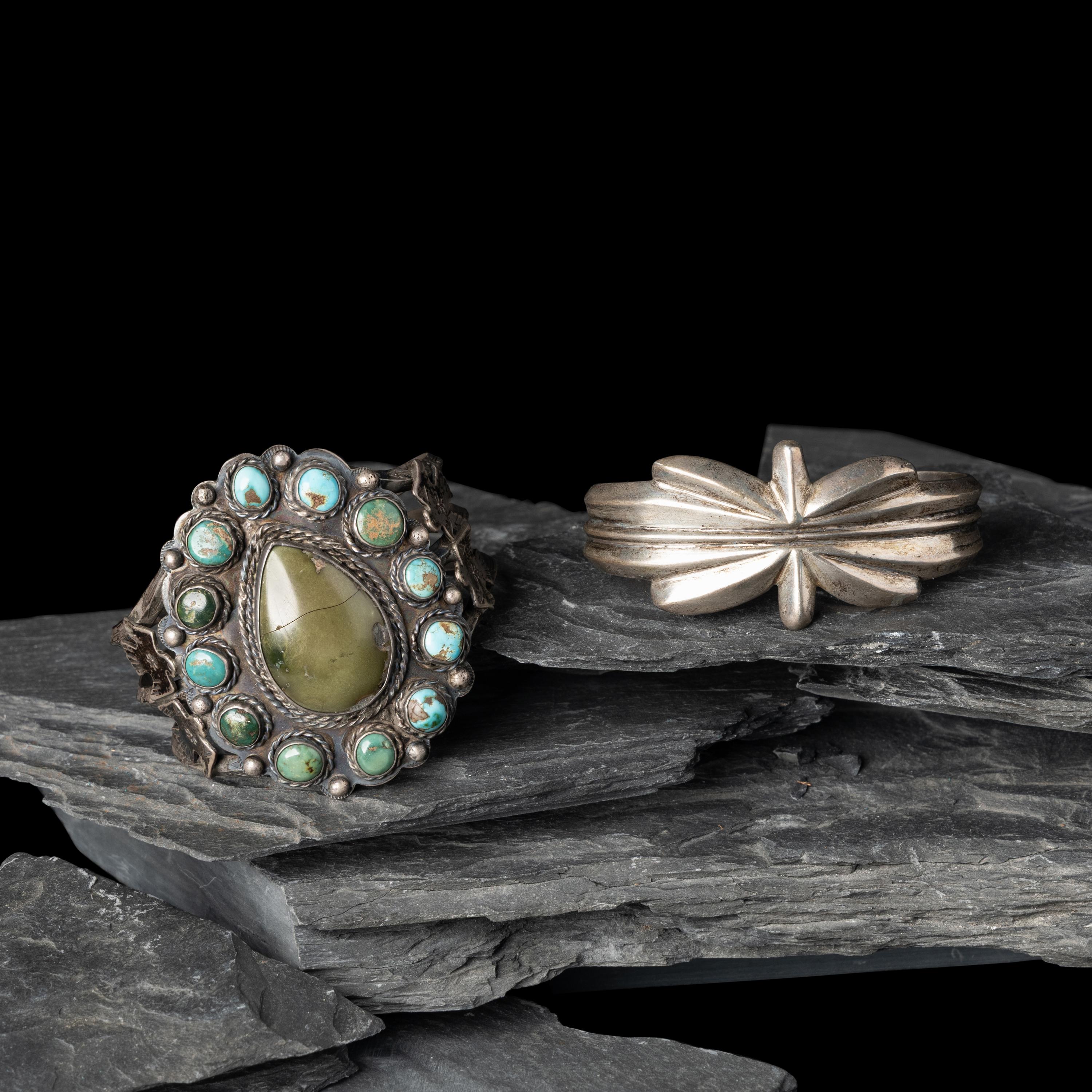 Pair of Navajo Cuff Bracelets