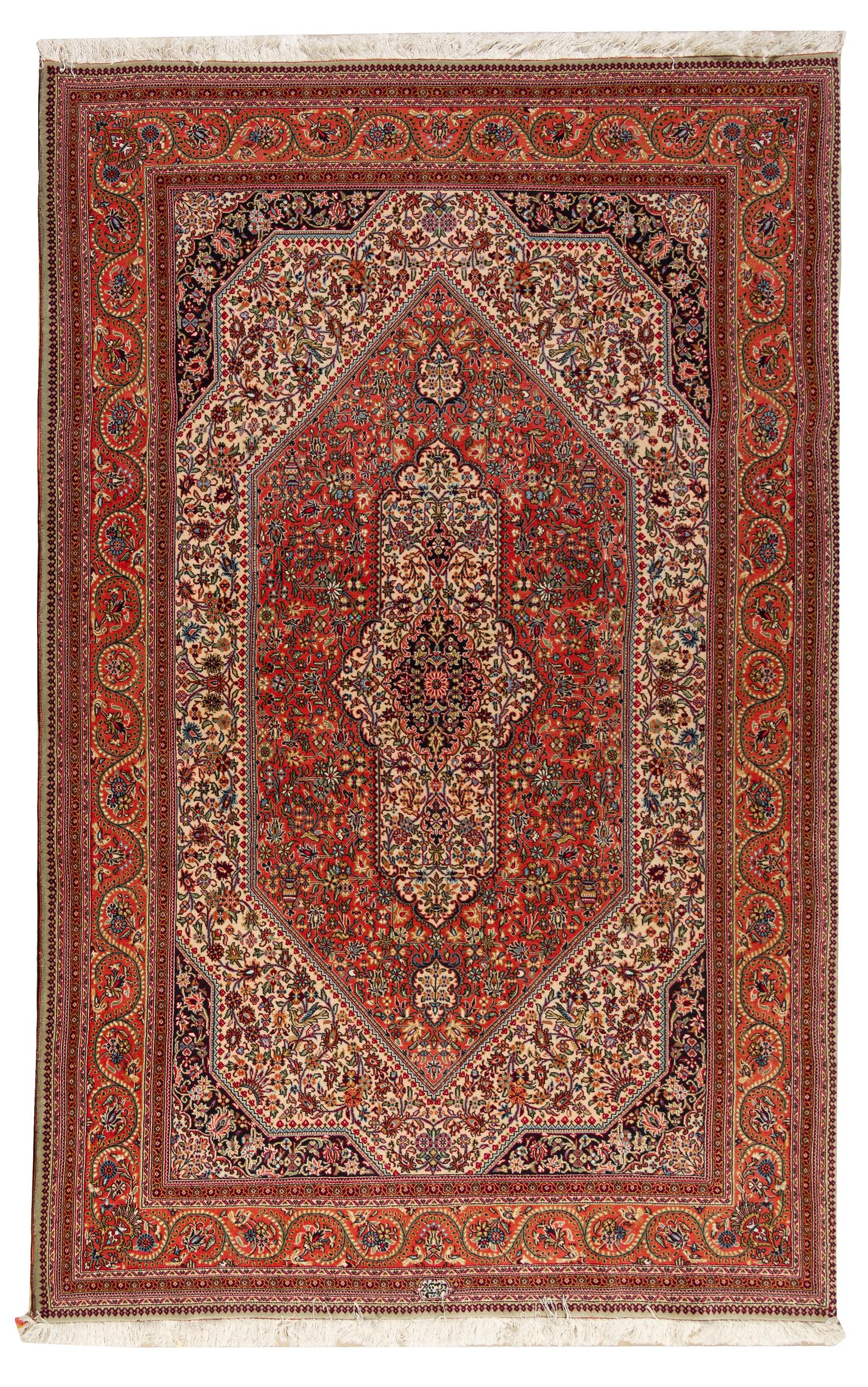 A Bijar Wool Rug 6 feet 6 inches x 4 feet 6 inches. — 20TH CENTURY