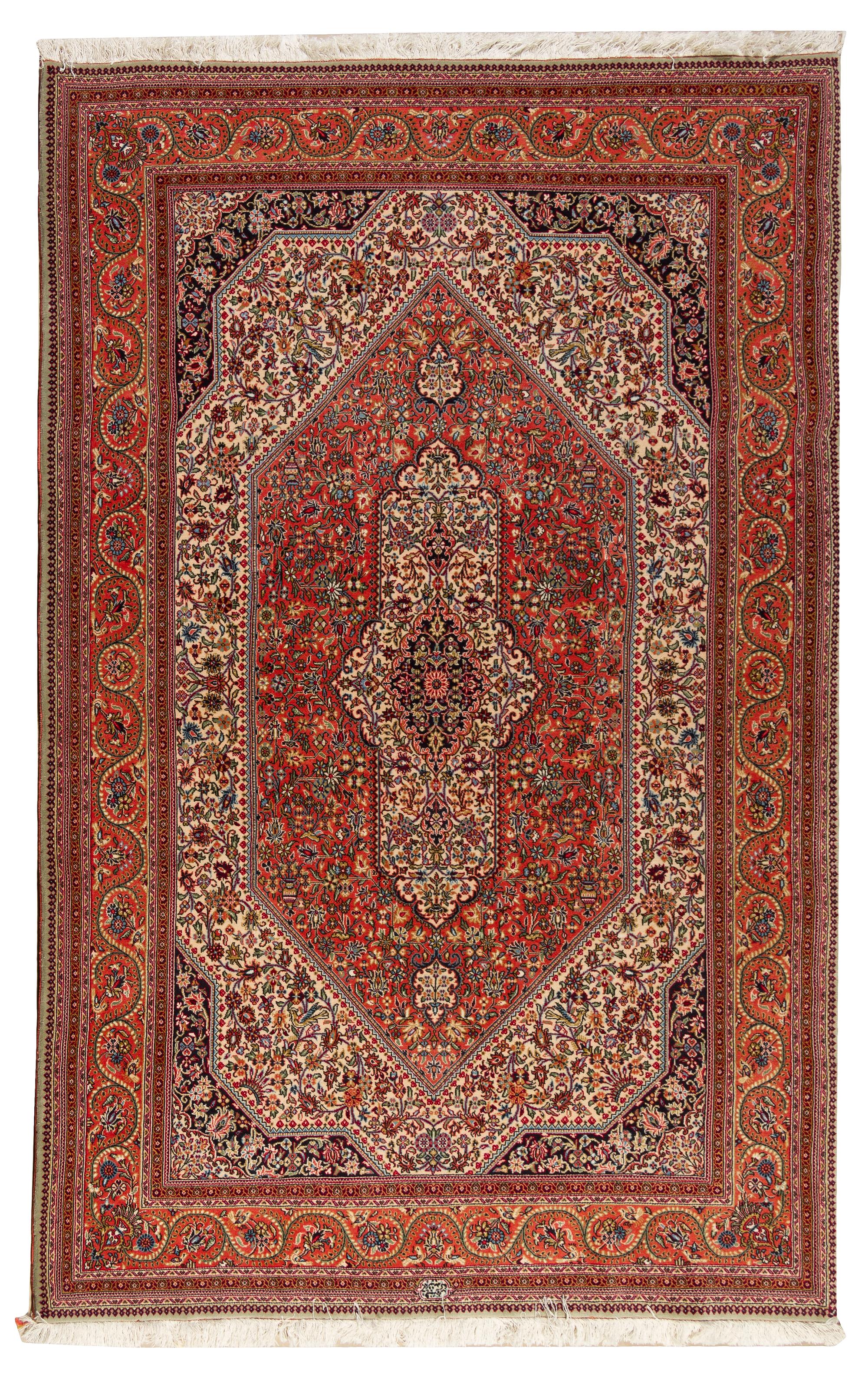 A Bijar Wool Rug 6 feet 6 inches x 4 feet 6 inches. — 20TH CENTURY