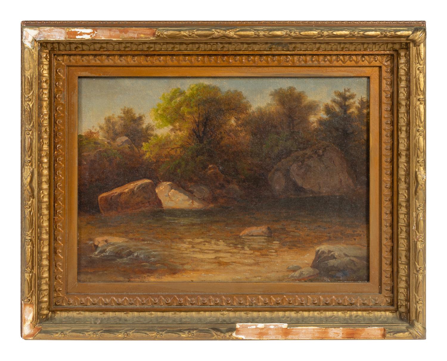 Landscape with Rocks and Stream