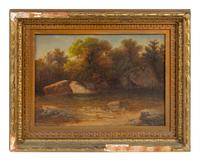 Landscape with Rocks and Stream