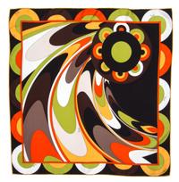 A Pucci Multicolor Silk Scarf, 23" x 23".