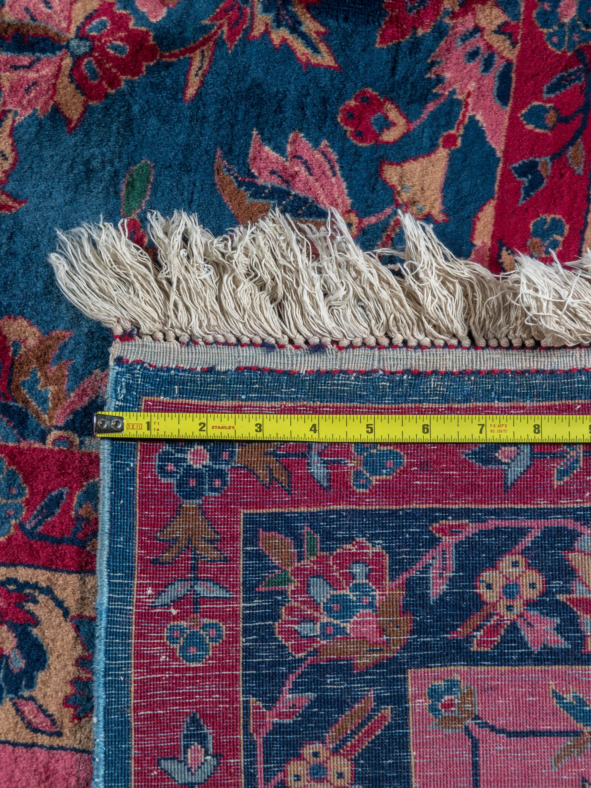 A Kashan Manchester Wool Rug