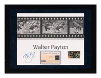 A Walter Payton and Matt Suhey Dual Signed Autograph “The Prank” Framed and Mated Display