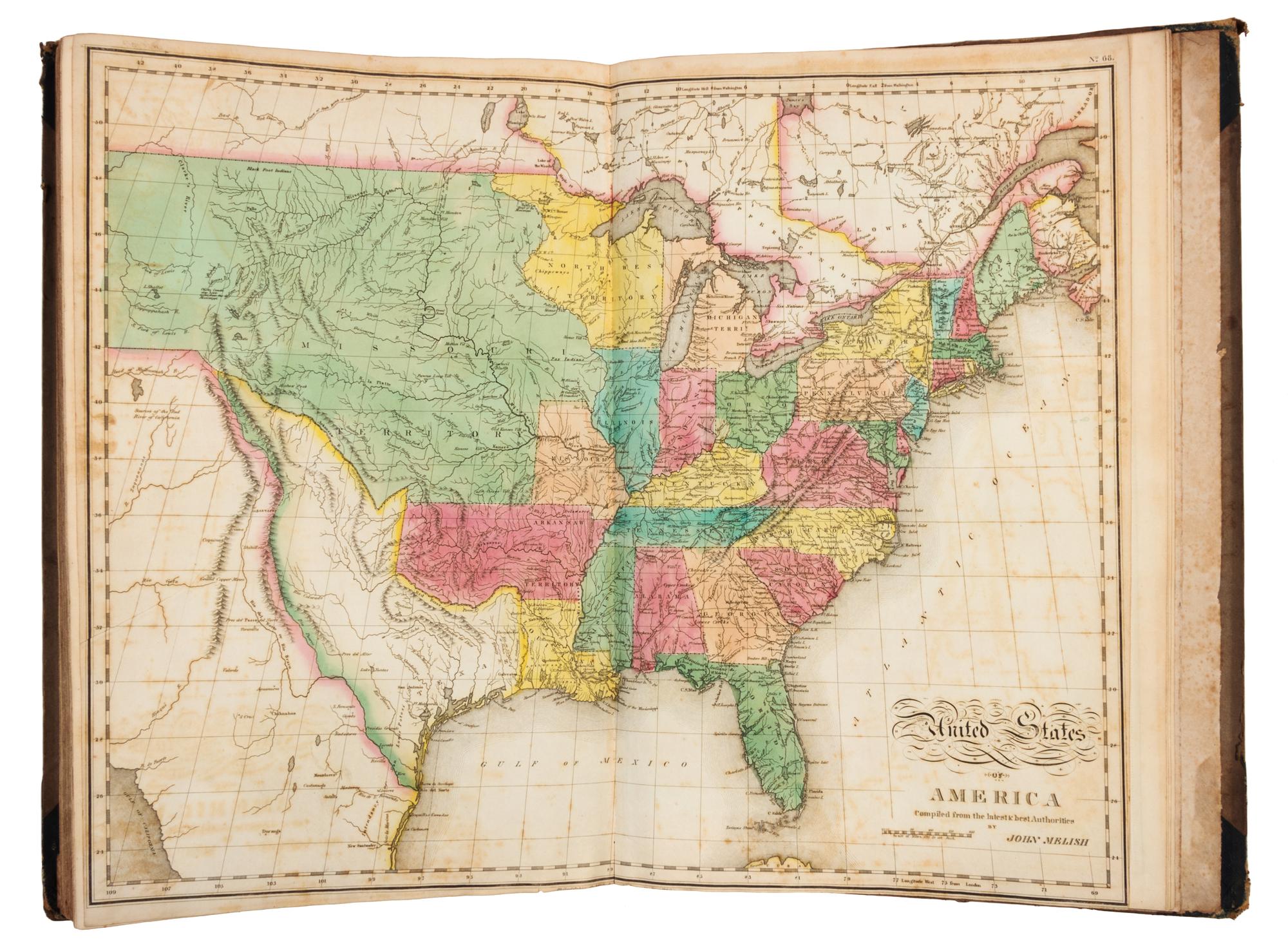 [LAVOISNE, M.]. A Complete Genealogical, Historical, Chronological, and Geographical Atlas. Philadelphia: M. Carey and Son, 1820.