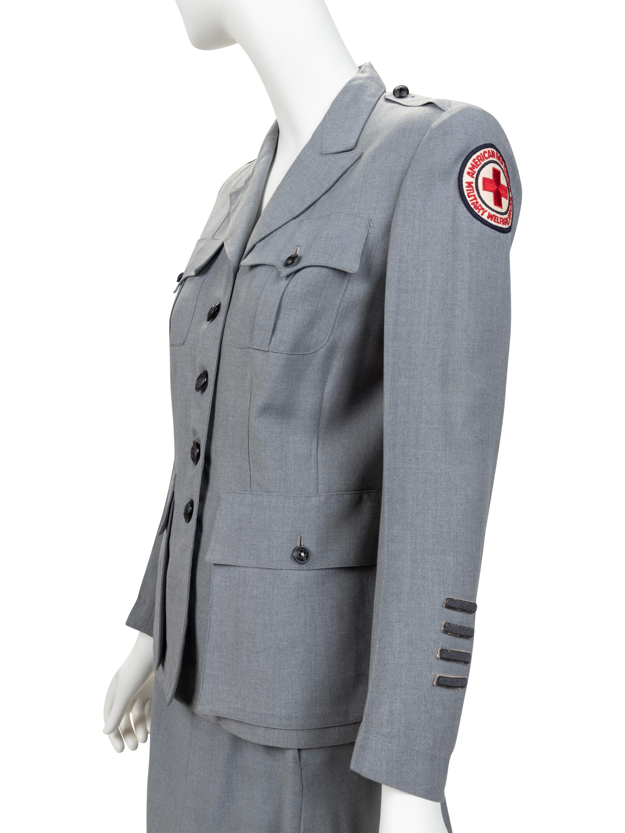 Three WWII Women's Uniforms, American Red Cross, 1938-1945