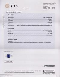 A Platinum, Sapphire and Diamond Ring, 4.80 dwts.
