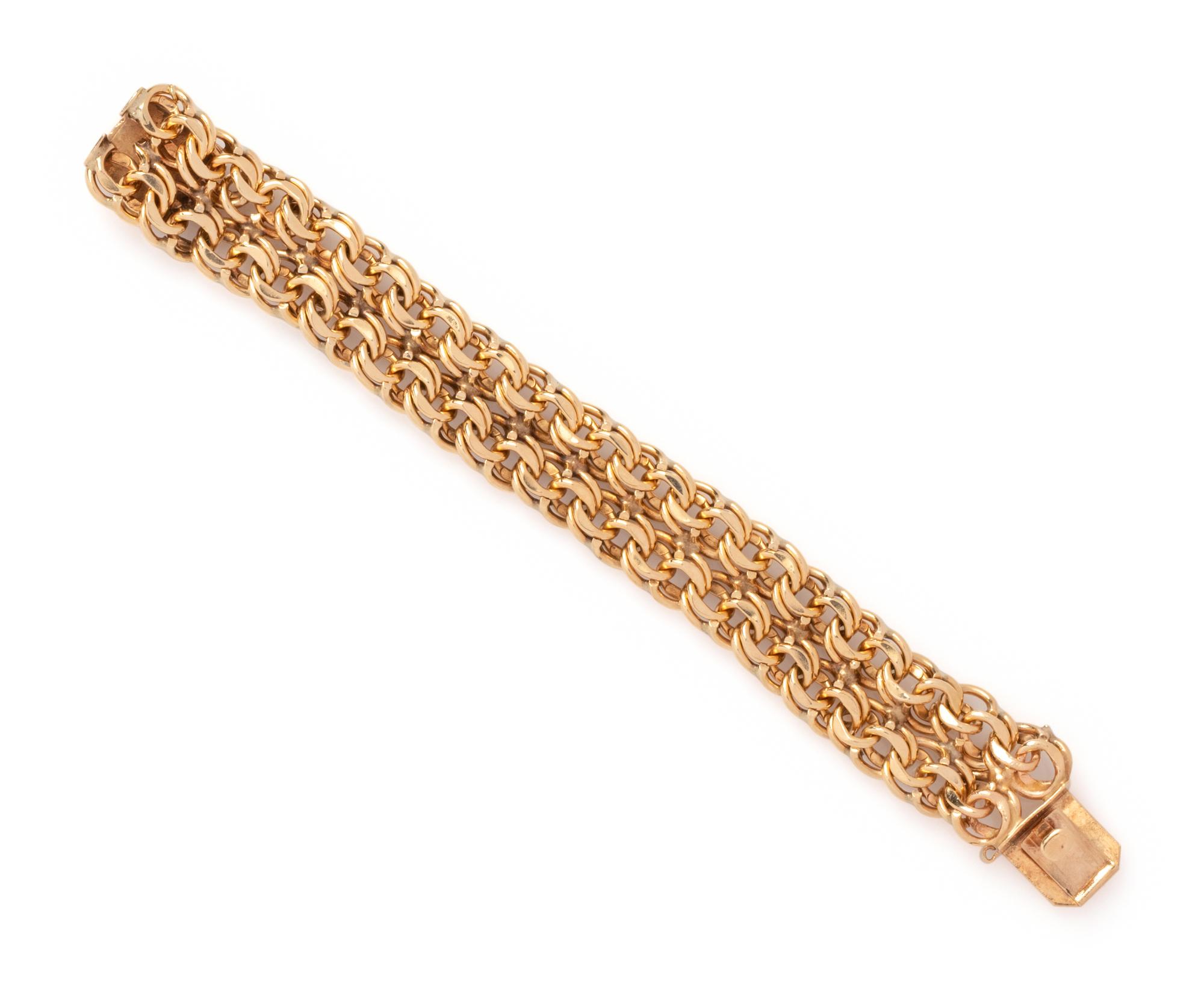 YELLOW GOLD BRACELET
