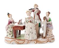 A Pair of Continental Porcelain Figures