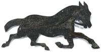 Painted sheet metal weathervane late 19th century