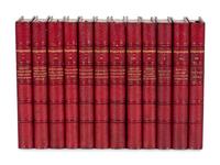 [BINDINGS]. SHAKESPEARE, William (1564-1616). Shakspere’s Works . London: Kegan Paul, Trench & Co., 1888-1889.