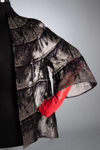 Chado Ralph Rucci Net-Encased Ostrich Feather Jacket