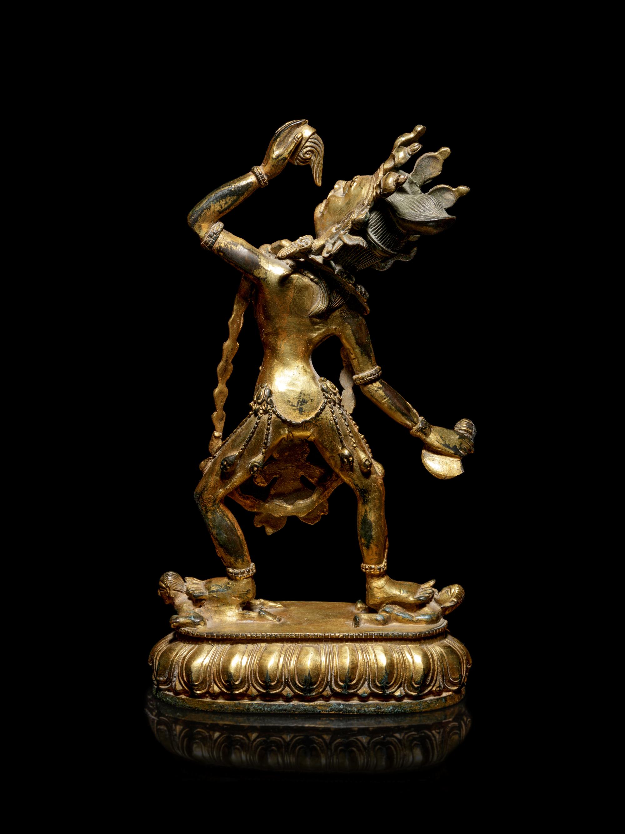A Tibetan Gilt Bronze Figure of Bodhisattva Vajrayogini