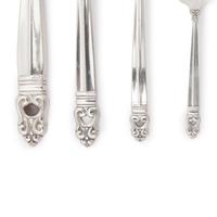 An American Silver Flatware Service