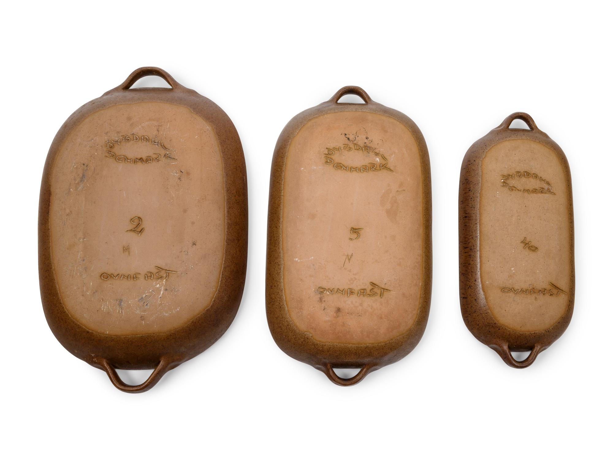 Three Serving Trays, Ovnfast, Denmark