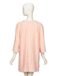 CHANEL, PINK TWEED THREE-QUARTER JACKET