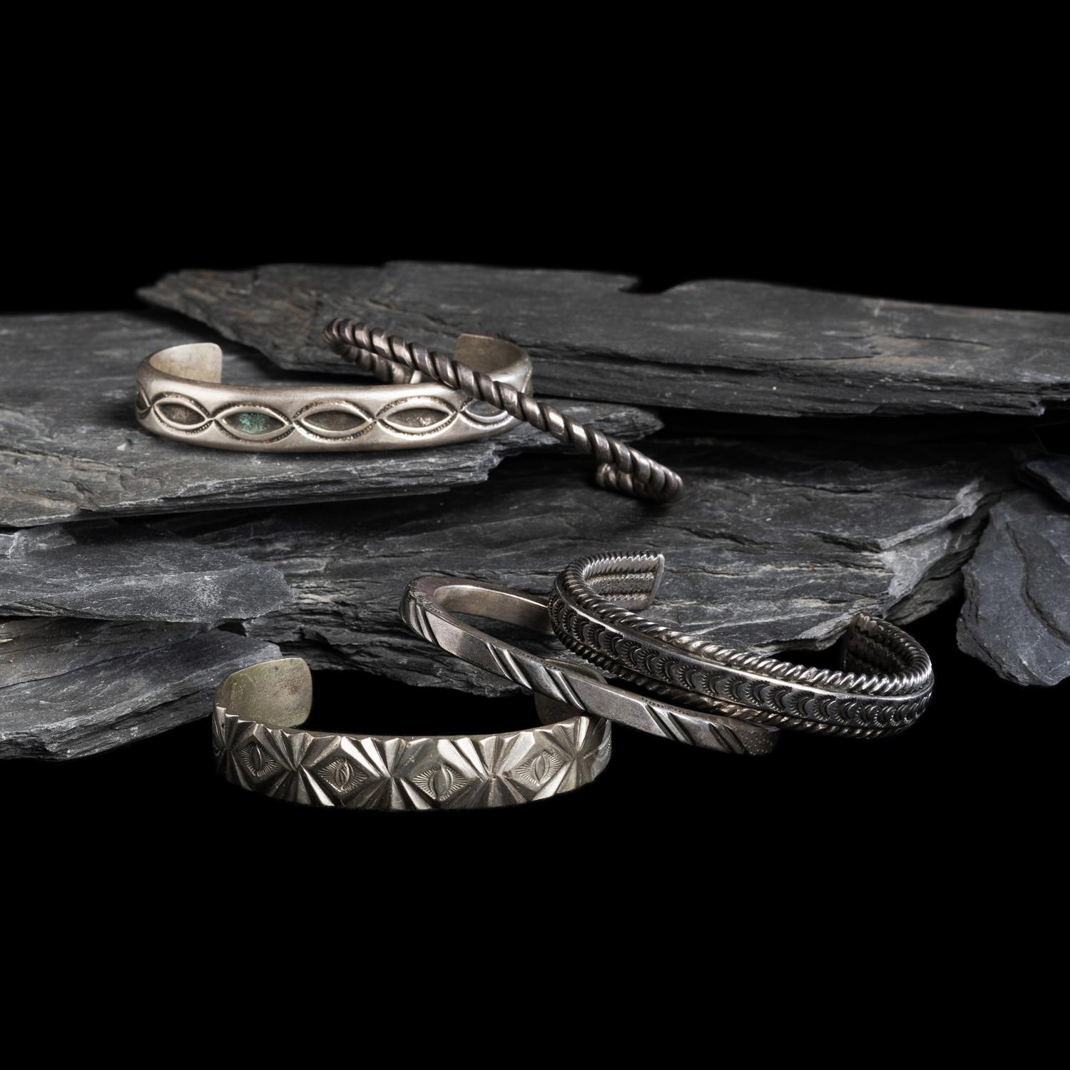 Navajo Silver Cuff Braclets