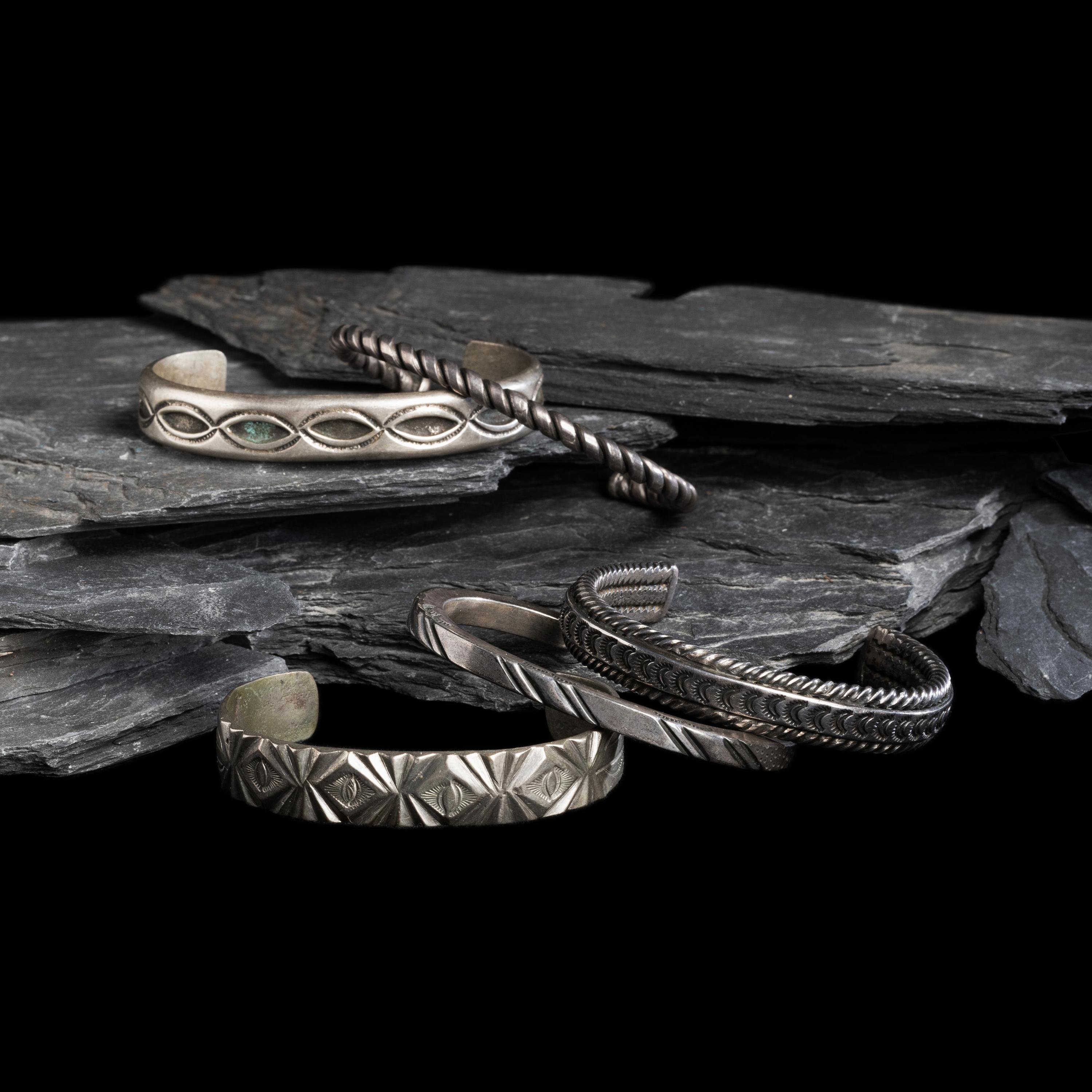 Navajo Silver Cuff Braclets