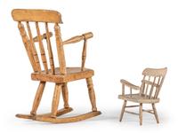 A Group of Miniature Furniture