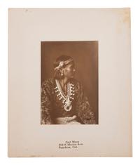 [NATIVE AMERICANS]. MOON, Carl (1879-1948). 3 photographs of male Native American subjects.
