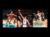 A Group of Basketball Hall of Fame Signed Autograph Items (Beckett Authentication Services Certified),