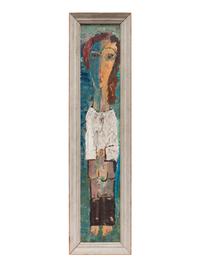 A Pair of Untitled Oil on Boards