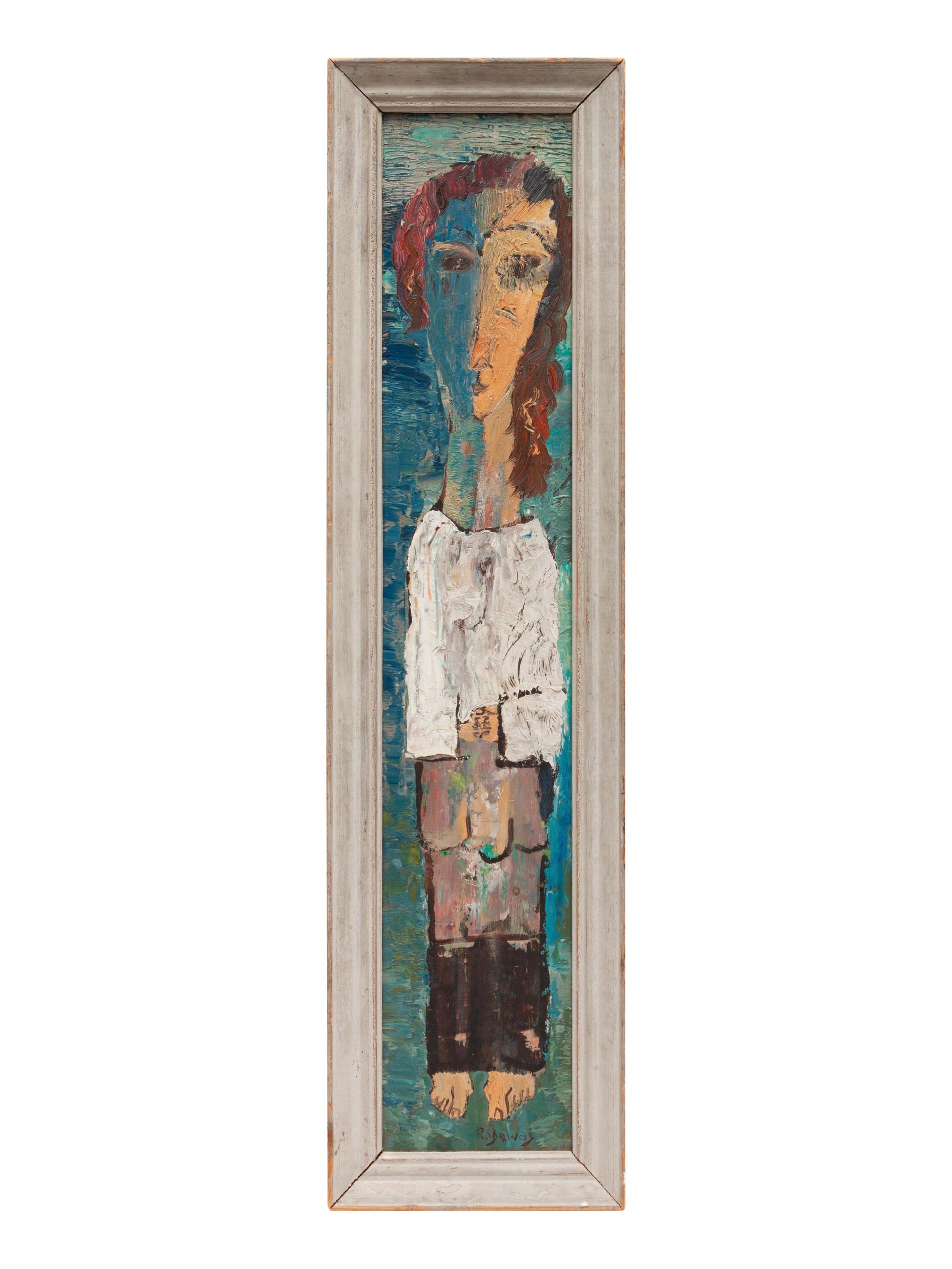 A Pair of Untitled Oil on Boards