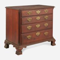 A Chippendale carved mahogany chest of drawers Philadelphia, PA, 1770