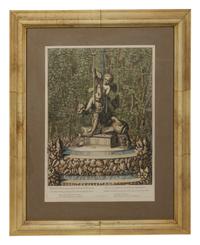 A Group of Handcolored Engravings
