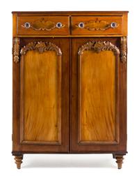 A Cape Victorian Stinkwood Cabinet Height 61 1/2 x width 45 x depth 18 1/2 inches. — 19TH CENTURY