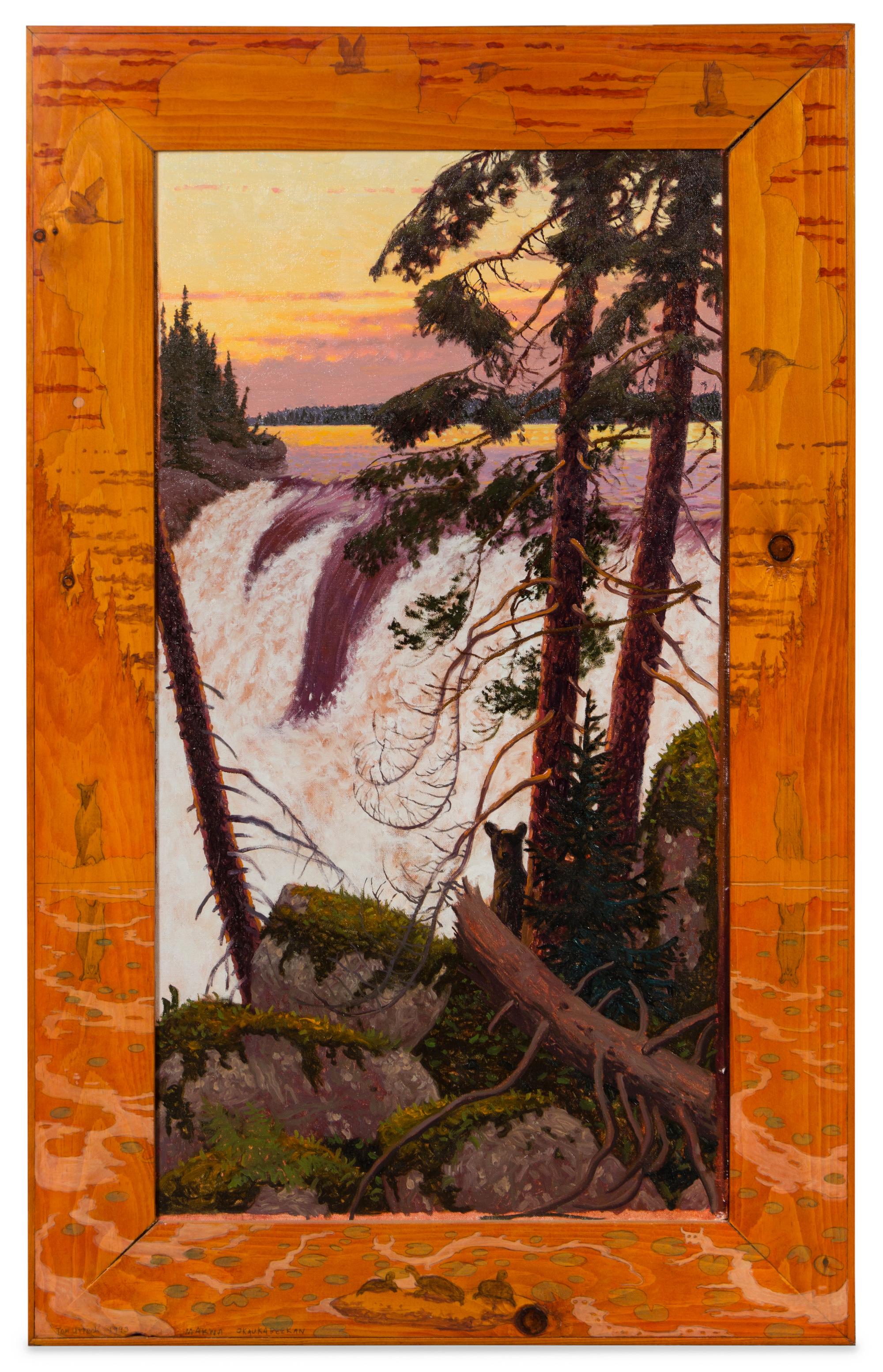 Tom Uttech, (American, b. 1942), Makwa Ovomin Kuaka Beekaun, 1993