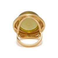 TIFFANY & CO., PALOMA PICASSO, YELLOW GOLD AND HELIODOR RING