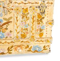 A Polychrome-Decorated Metal-Mounted Trunk