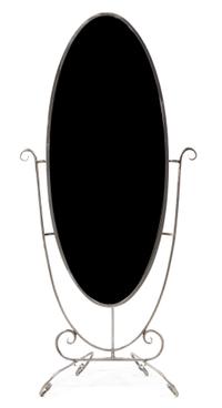 An Art Deco Style Cheval Mirror Height 62 inches.