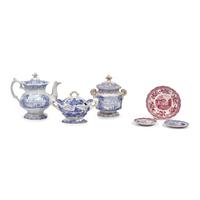 A Group of Staffordshire Historical Transferware Tablewares of Philadelphia and Pennsylvania Interest, J. &amp; J. Jackson and Enoch Wood &amp; Sons and others, 19th Century