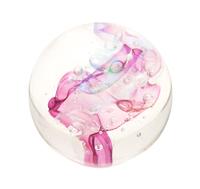 A Dichroic Veils and Bubbles Magnum Paperweight Diameter 5 1/4 inches