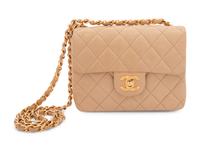 Chanel Quilted Leather Flap Bag, 1991-94