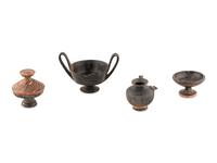 Four Greek and South Italian Pottery Vessels