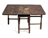 A William & Mary Walnut Gateleg Dining Table