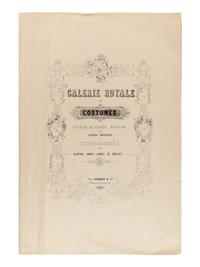 [COSTUME - AMERICAS]. Caption title: "Costumes Américains." From: Galerie Royale de Costumes. Costumes Américains (caption title) . Paris: Chez Aubert, c.1842-1848.