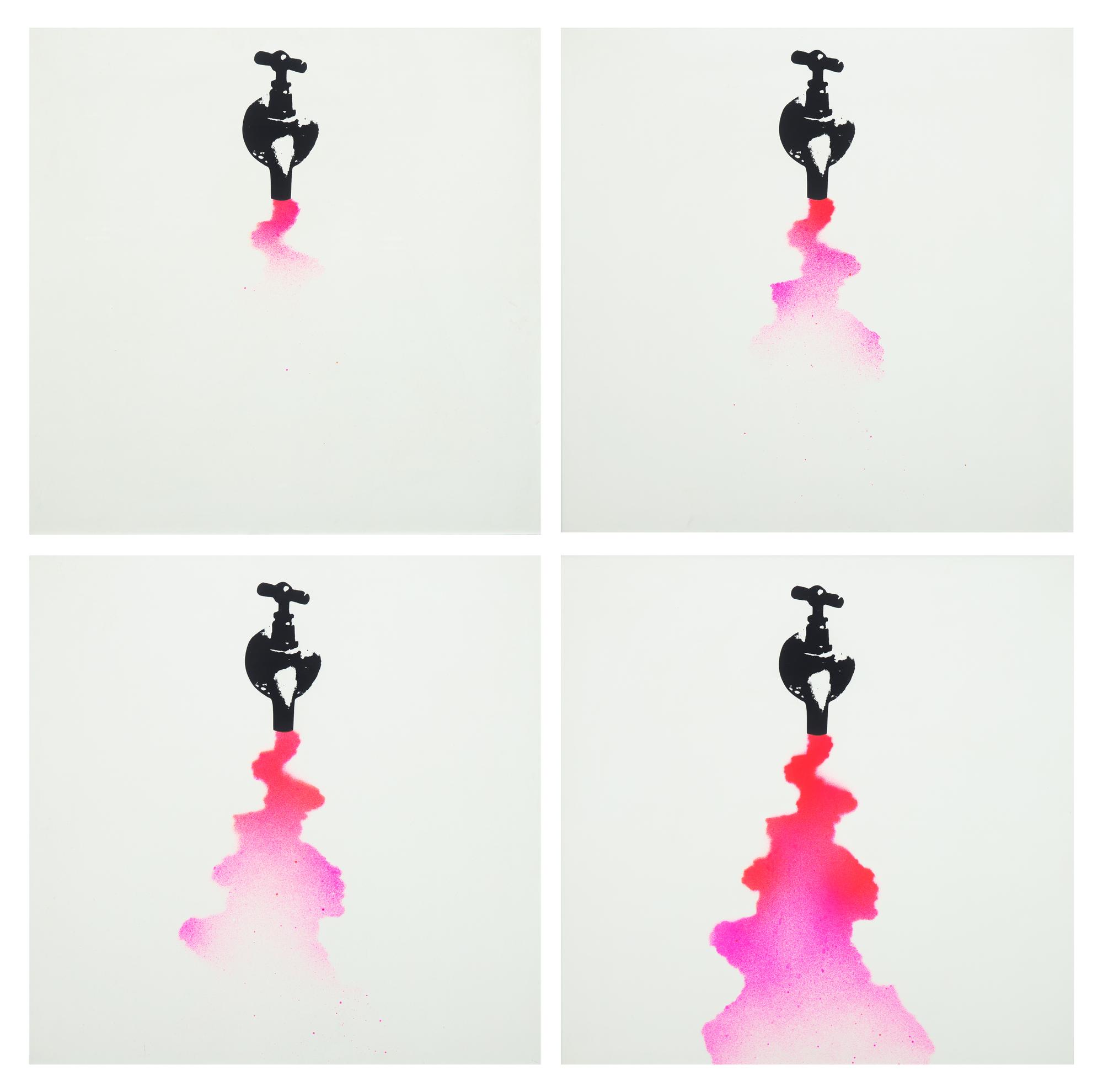 Rapporto sull'Acqua , (four panels), 1970